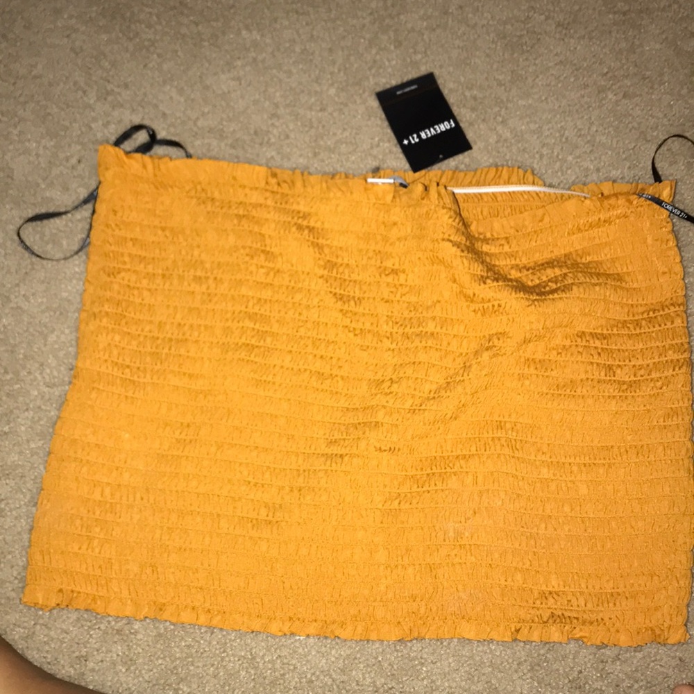 Mustard tube top
